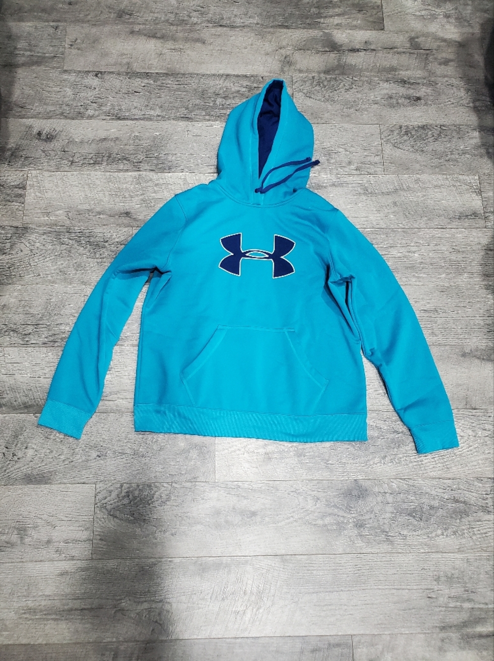 Teal And Navy Under Armour Hoodie